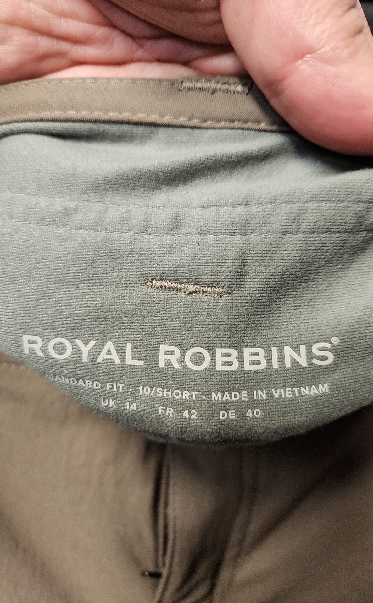 Royal Robbins Women's Size 10 Short Tan Pants