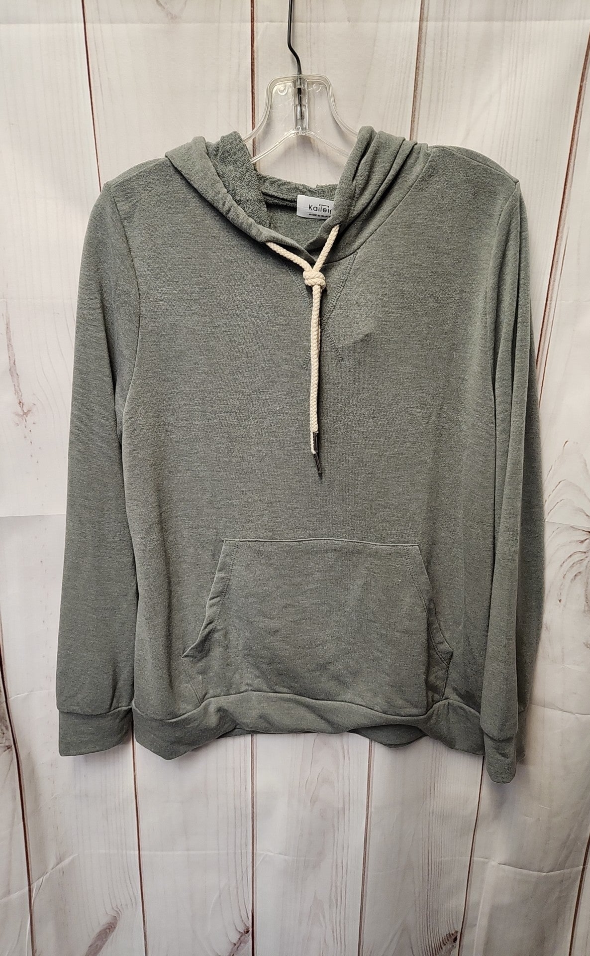 Kaileigh Women's Size L Green Hoodie