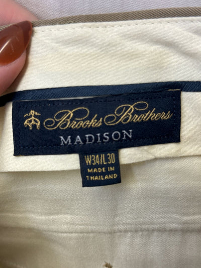 Brooks Brothers Men's Size 34x30 Tan Pants