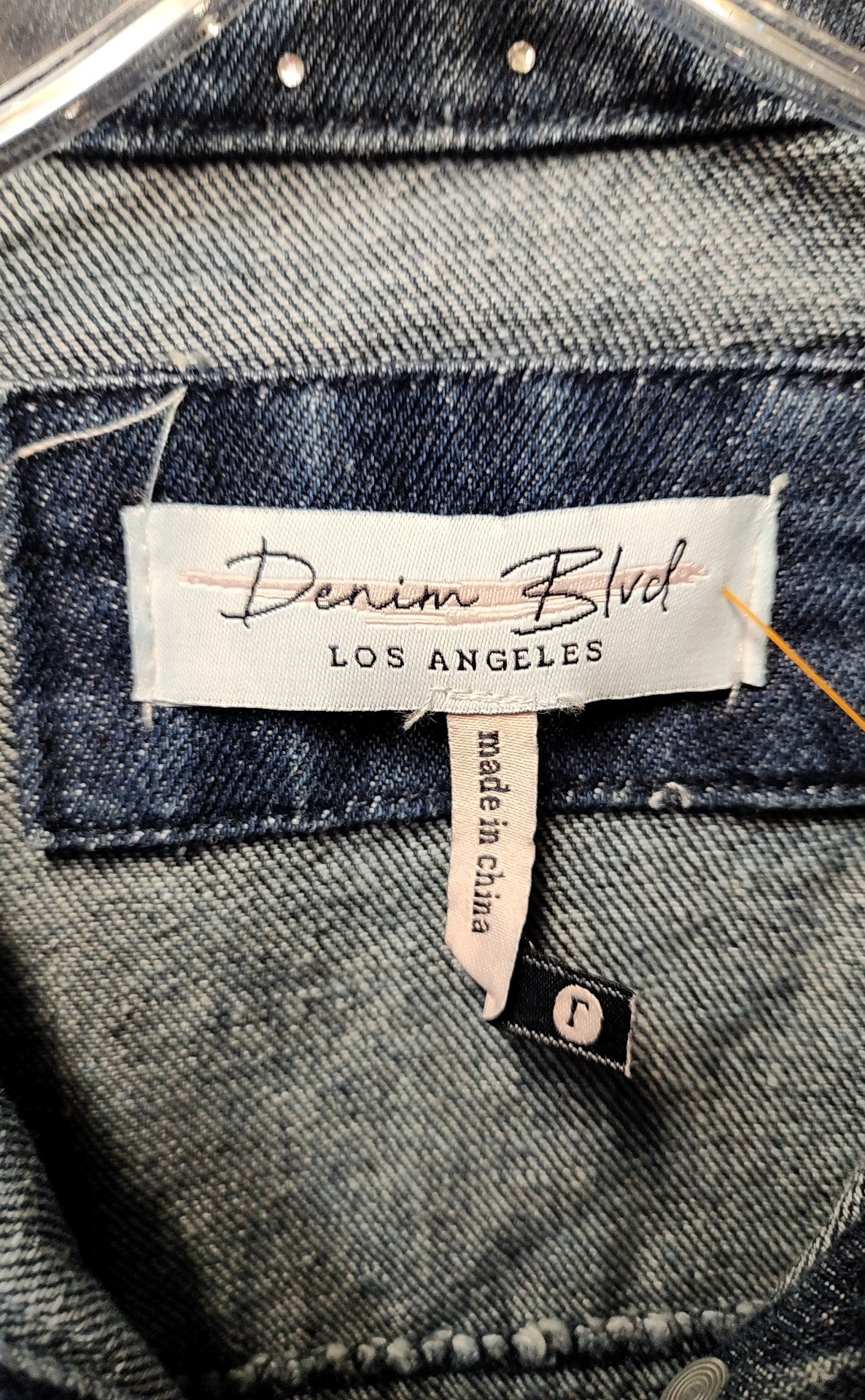 Denim Blvd Women's Size L Blue Jacket