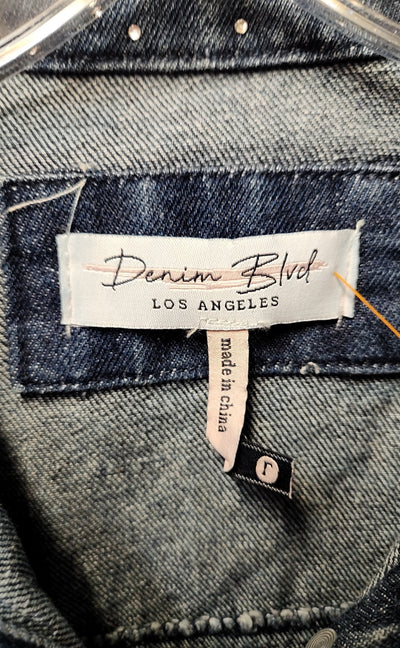 Denim Blvd Women's Size L Blue Jacket