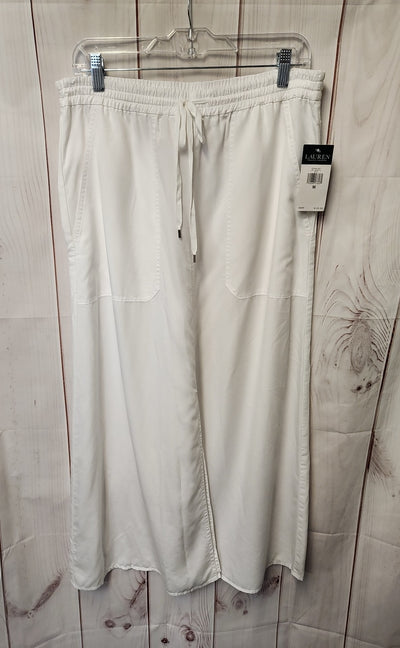 NWT Lauren by Ralph Lauren Women's Size M White Skirt