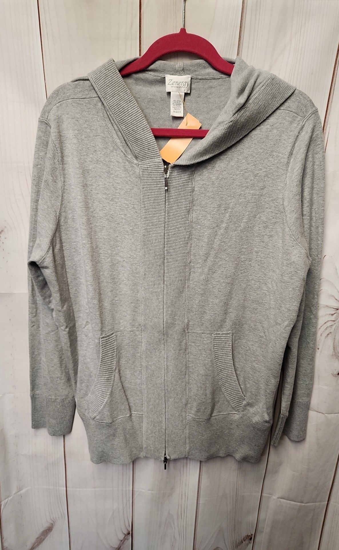 Zenergy - Chico's Women's Size 3 = US XL Gray Jacket