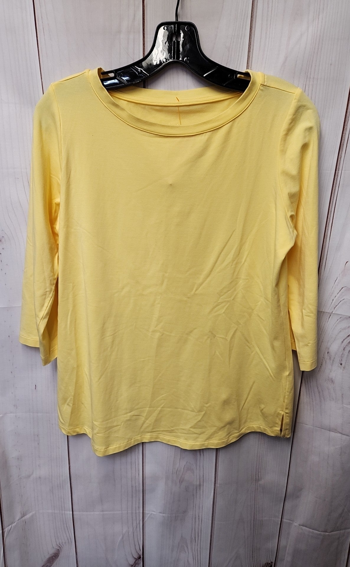 Belle by Kim Gravel Women's Size XS Yellow 3/4 Sleeve Top