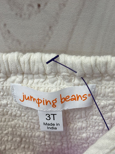 Jumping Beans Girl's Size 3 White Shirt