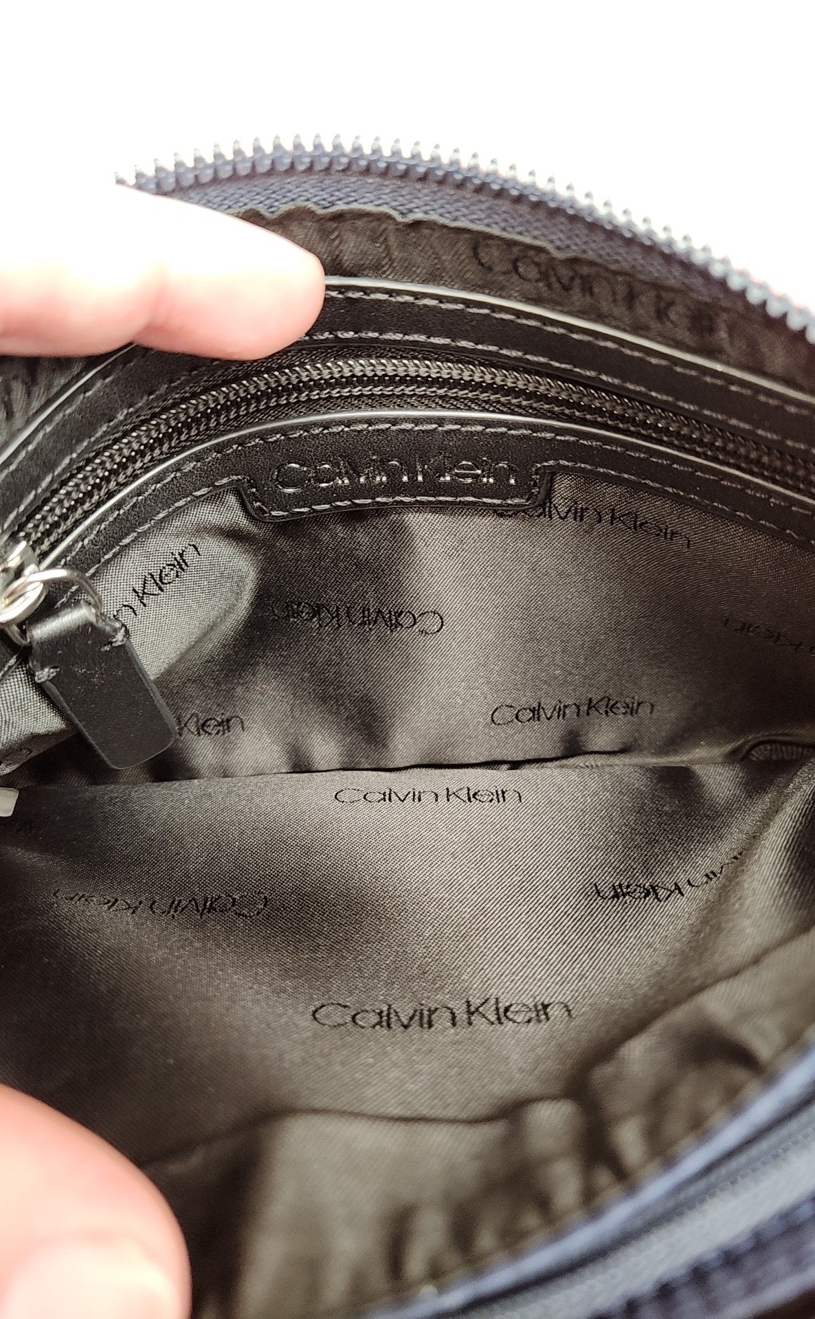 Calvin Klein Navy Wristlet