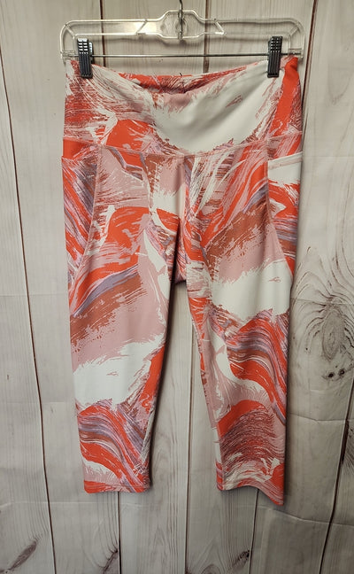 Old Navy Women's Size L Orange Active Capris