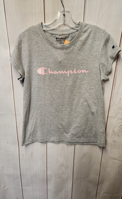 Champion Girl's Size 14/16 Gray Shirt
