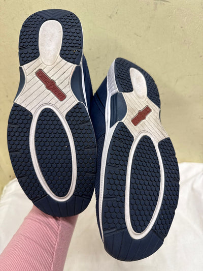 Orthofeet Women's Size 12 Navy Sneakers Shoes