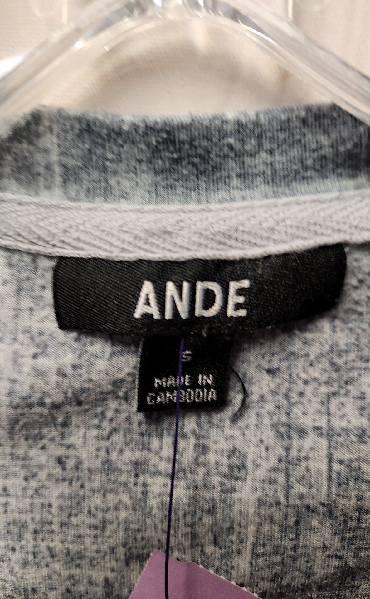 Ande Men's Size S Blue Shirt