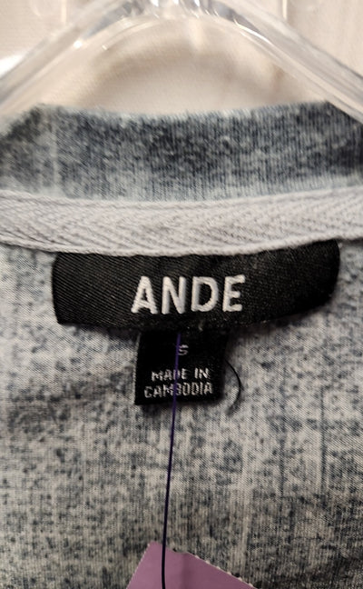 Ande Men's Size S Blue Shirt