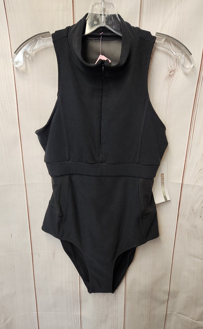 NWT Mondetta Women's Celebrity Size L Black Bodysuit