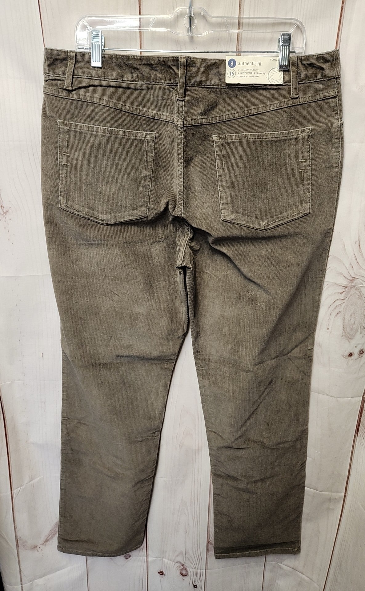 NWT J Jill Women's Size 16 Brown Corduroy Pants