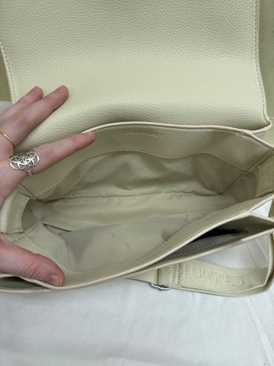 Calvin Klein White Purse Bag
