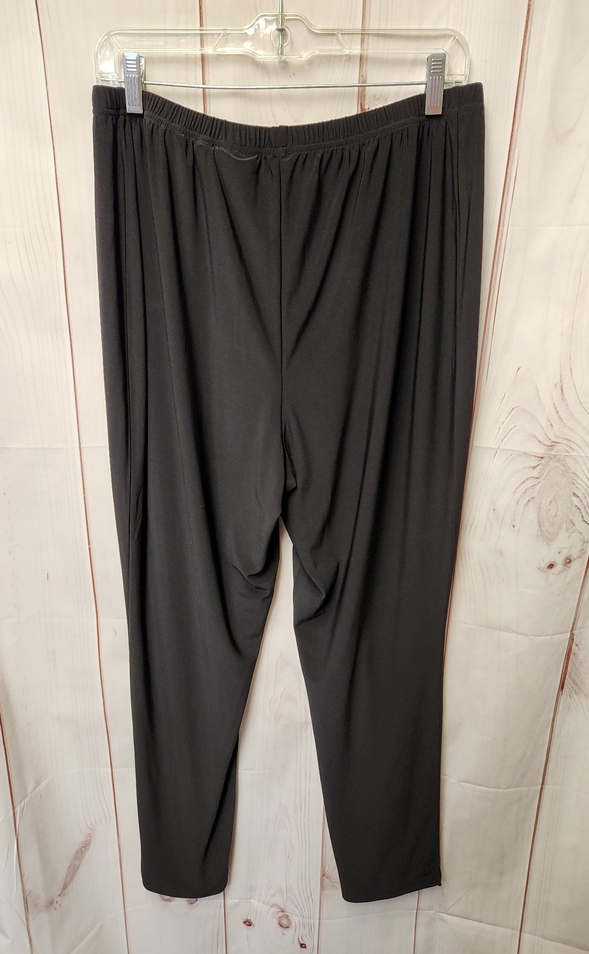 Attitudes by Renee Women's Size L Black Pants