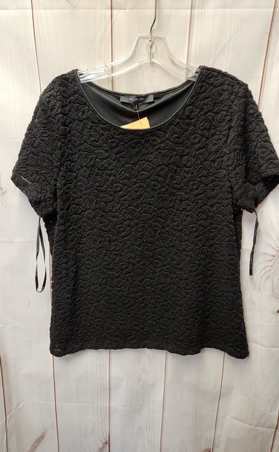 Marc New York Women's Size XL Black Short Sleeve Top