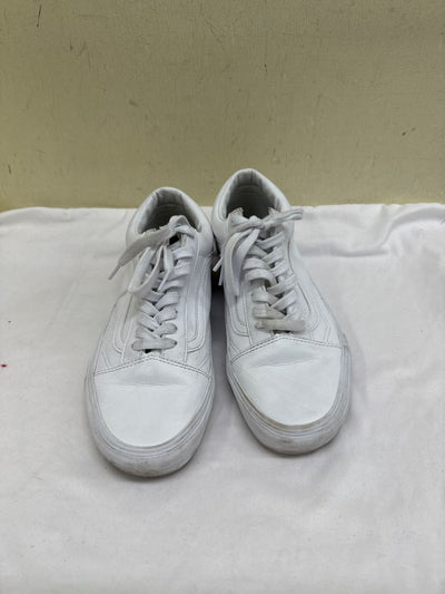 Vans Men's Size 9 White Sneakers Shoes