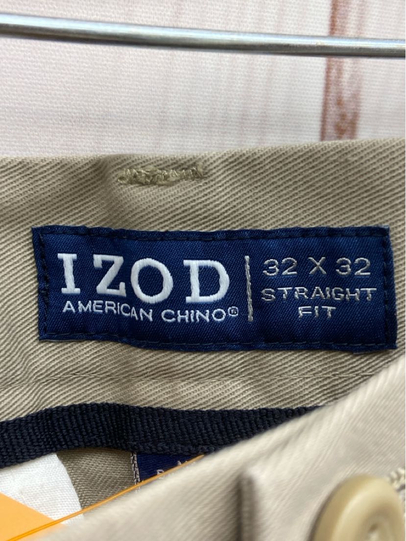 Izod Men's Size 32x32 Beige Pants
