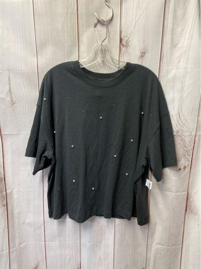 Old Navy Women's Size XL Black Short Sleeve Top
