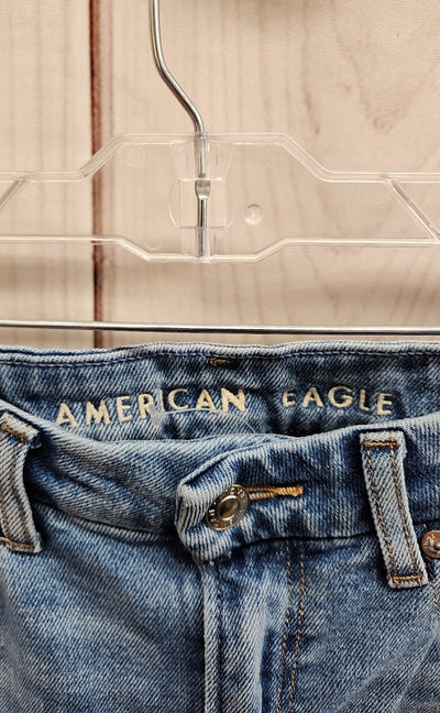American Eagle Women's Size 25 (0) Curvy Mom Jean Blue Jeans