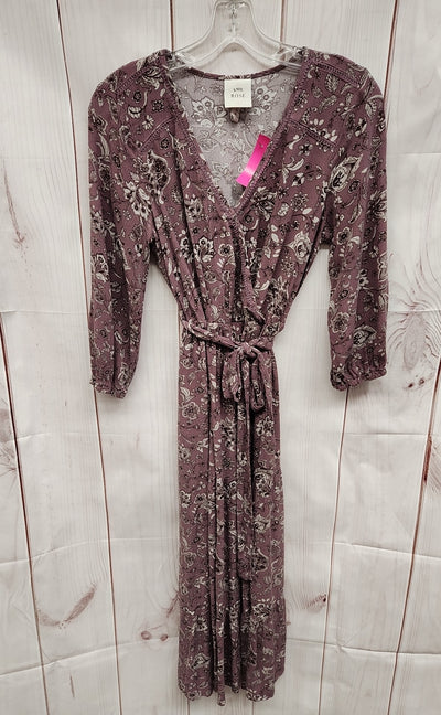 Knox Rose Women's Size S Purple Floral Dress