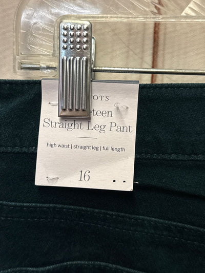 NWT Talbots Women's Size 16 Green Pants