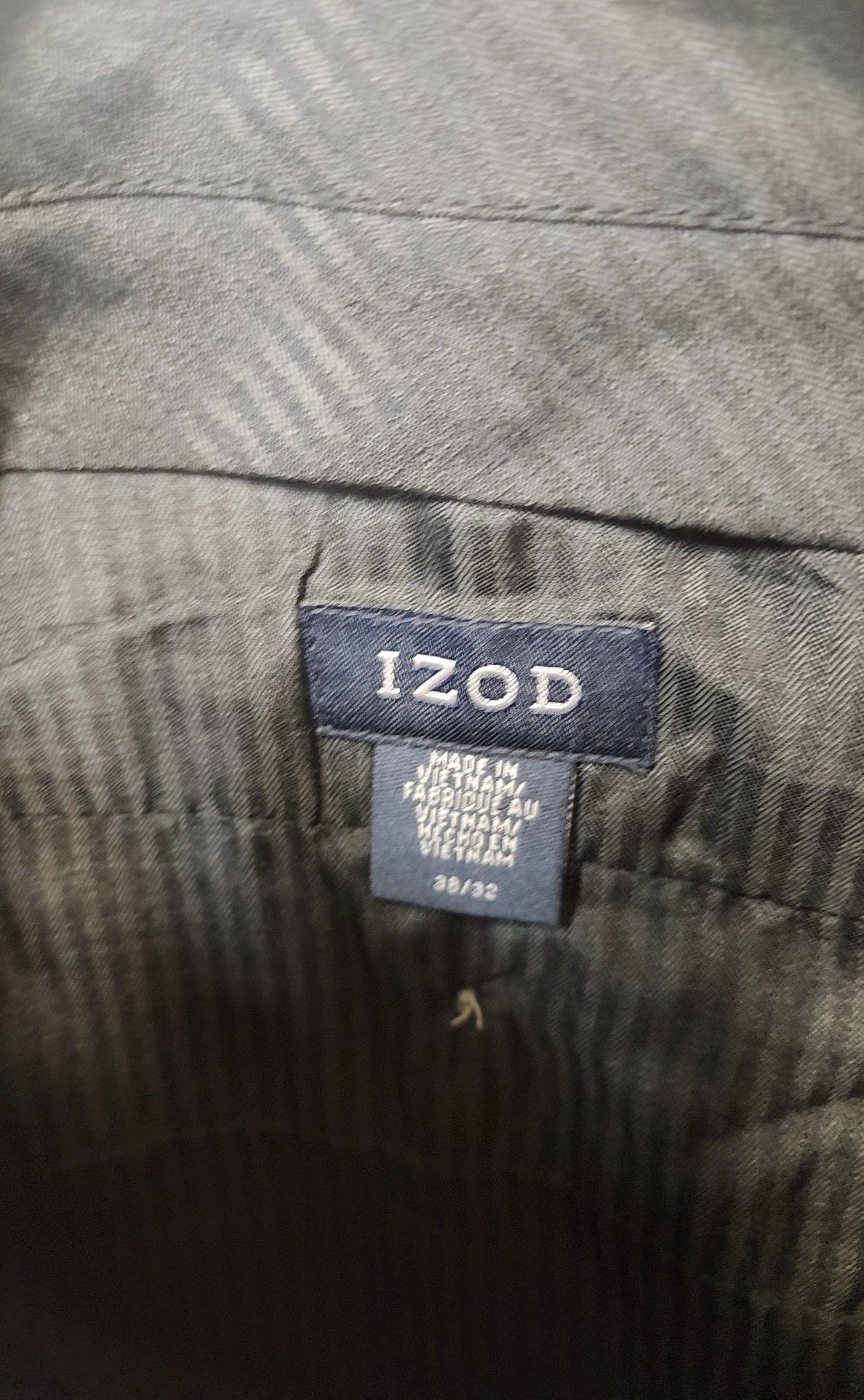 NWT Izod Men's Size 38x32 Brown Pants