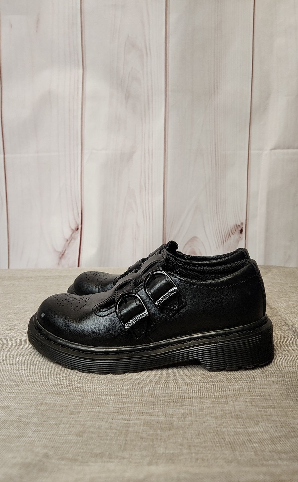 Dr Martens Girl's Size 13 Black Shoes