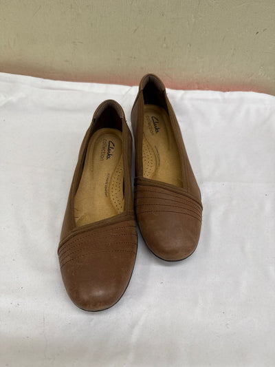 Clarks Women's Size 7-1/2 Brown Flats Shoes