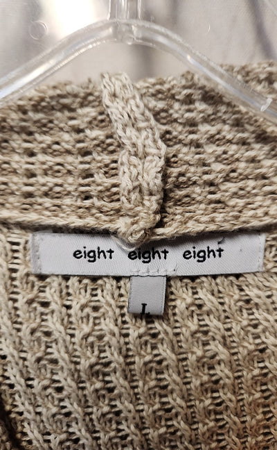 Eight Eight Eight Women's Size L Beige Sweater
