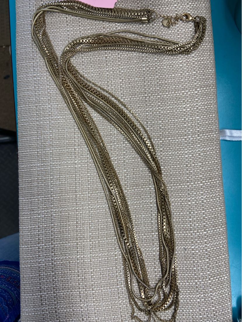 Talbots Gold Multi-Strand Necklace