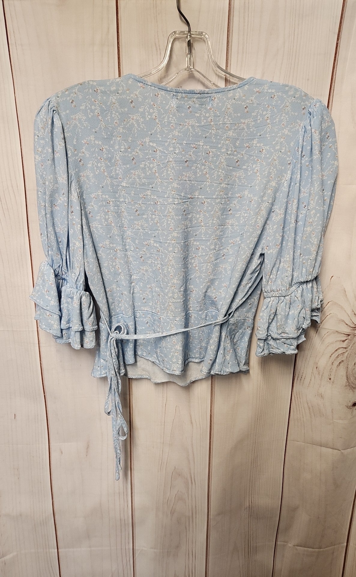 Charlie Holiday Women's Size 4 Blue Floral Cardigan