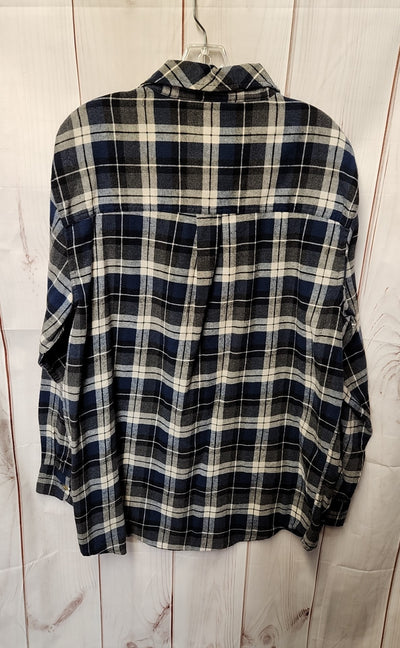 Field & Stream Men's Size L Navy Shirt