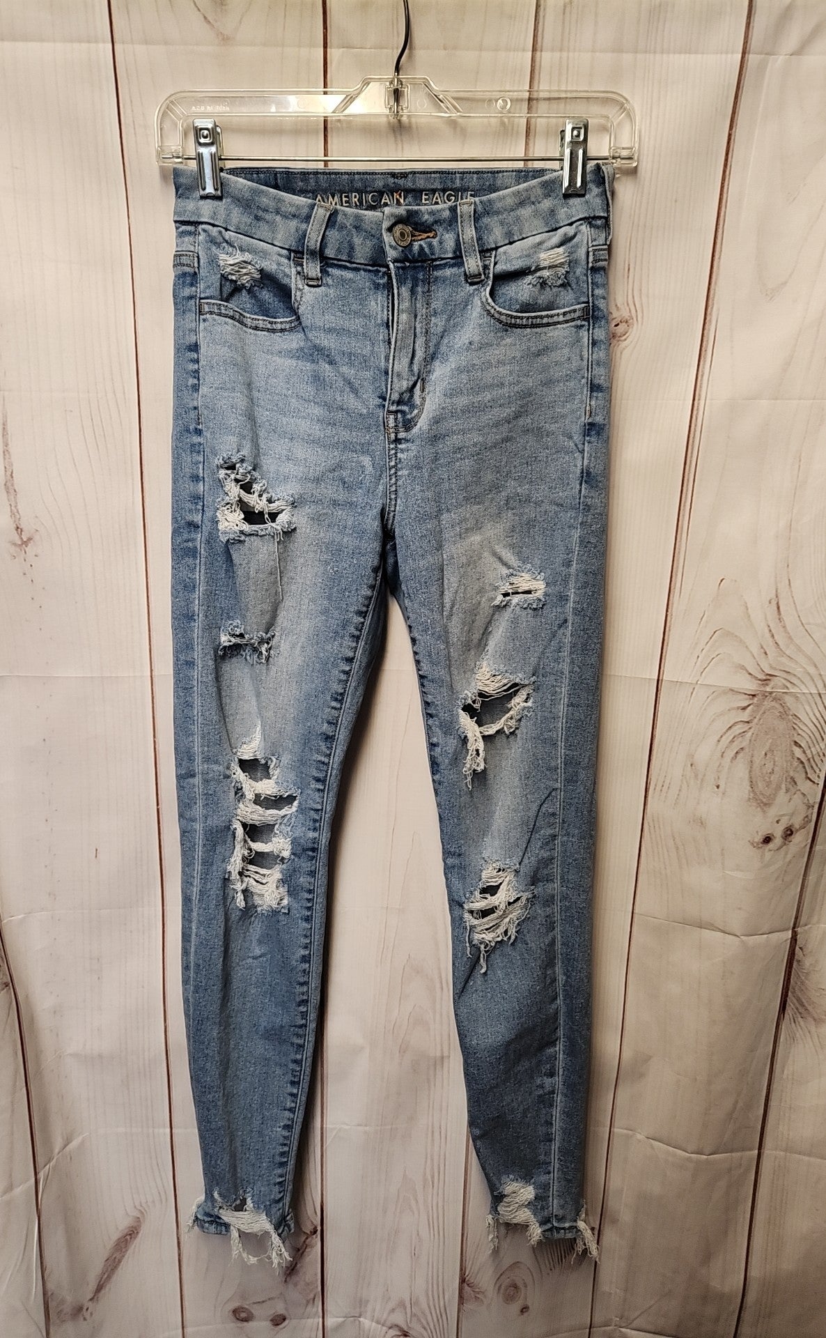 American Eagle Women's Size 25 (0) Blue Jeans Curvy Hi- Rise Jegging
