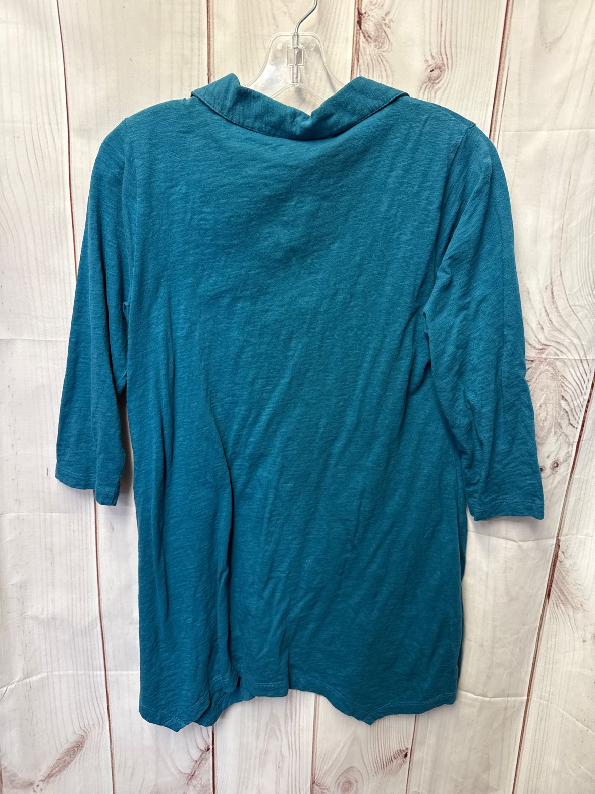 Soft Surroundings Women's Size XS Teal 3/4 Sleeve Top
