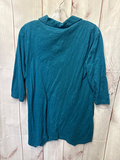 Soft Surroundings Women's Size XS Teal 3/4 Sleeve Top
