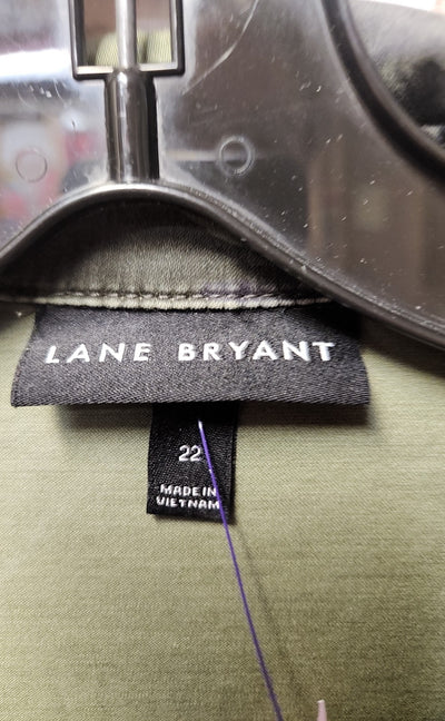 Lane Bryant Women's Size 2X Green Camo Jacket