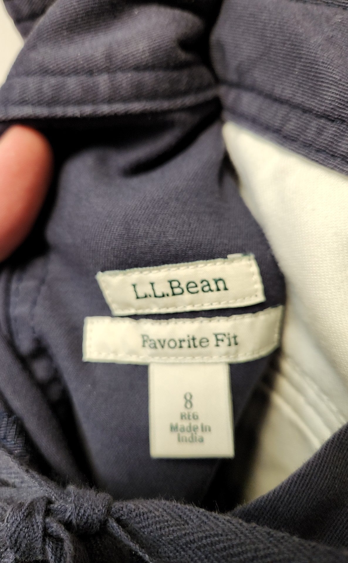 LL Bean Women's Size 8 Navy Pants