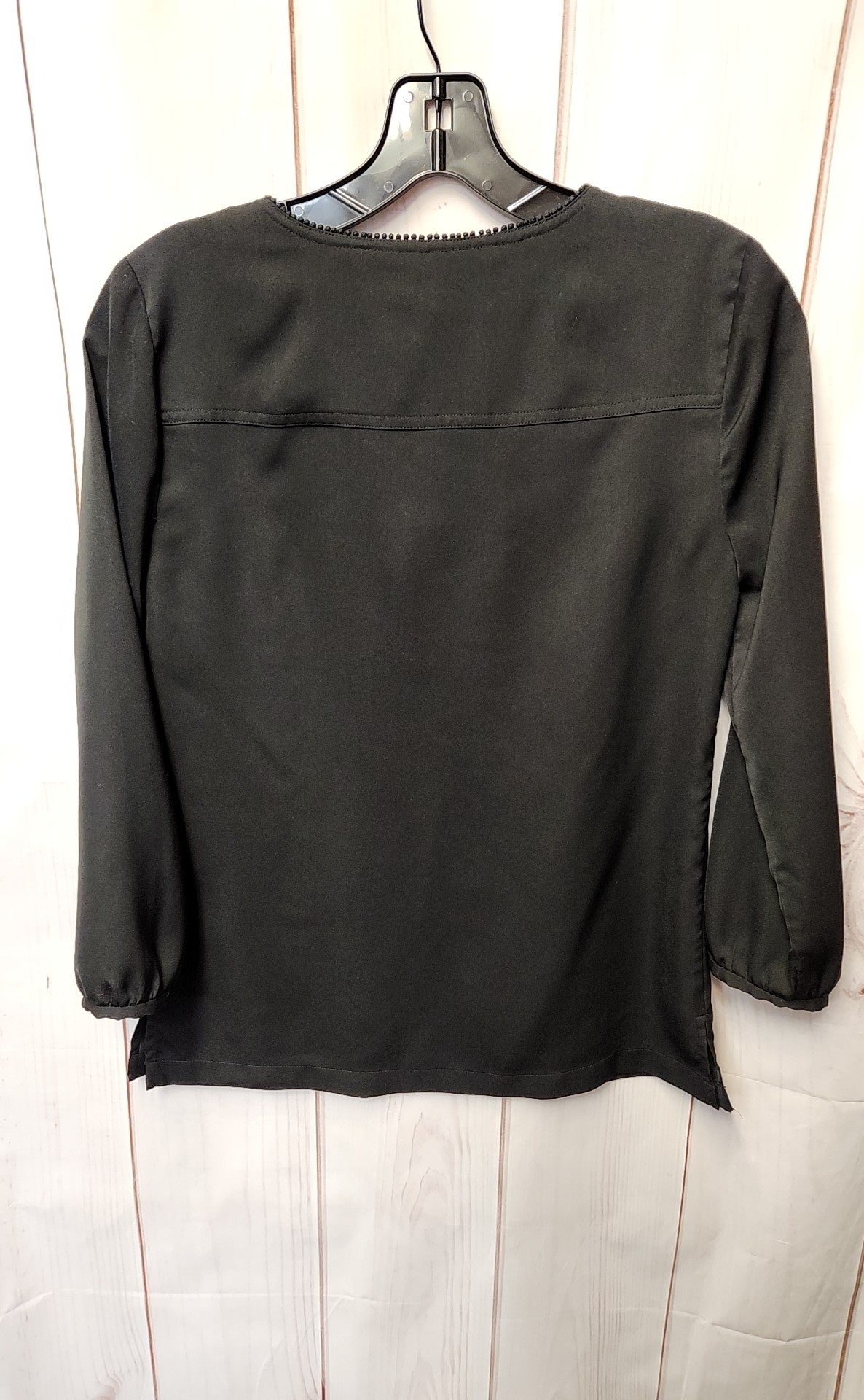 J Crew Women's Size XXS Black 3/4 Sleeve Top