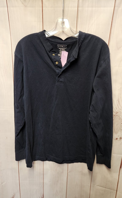 LL Bean Men's Size M Navy Shirt