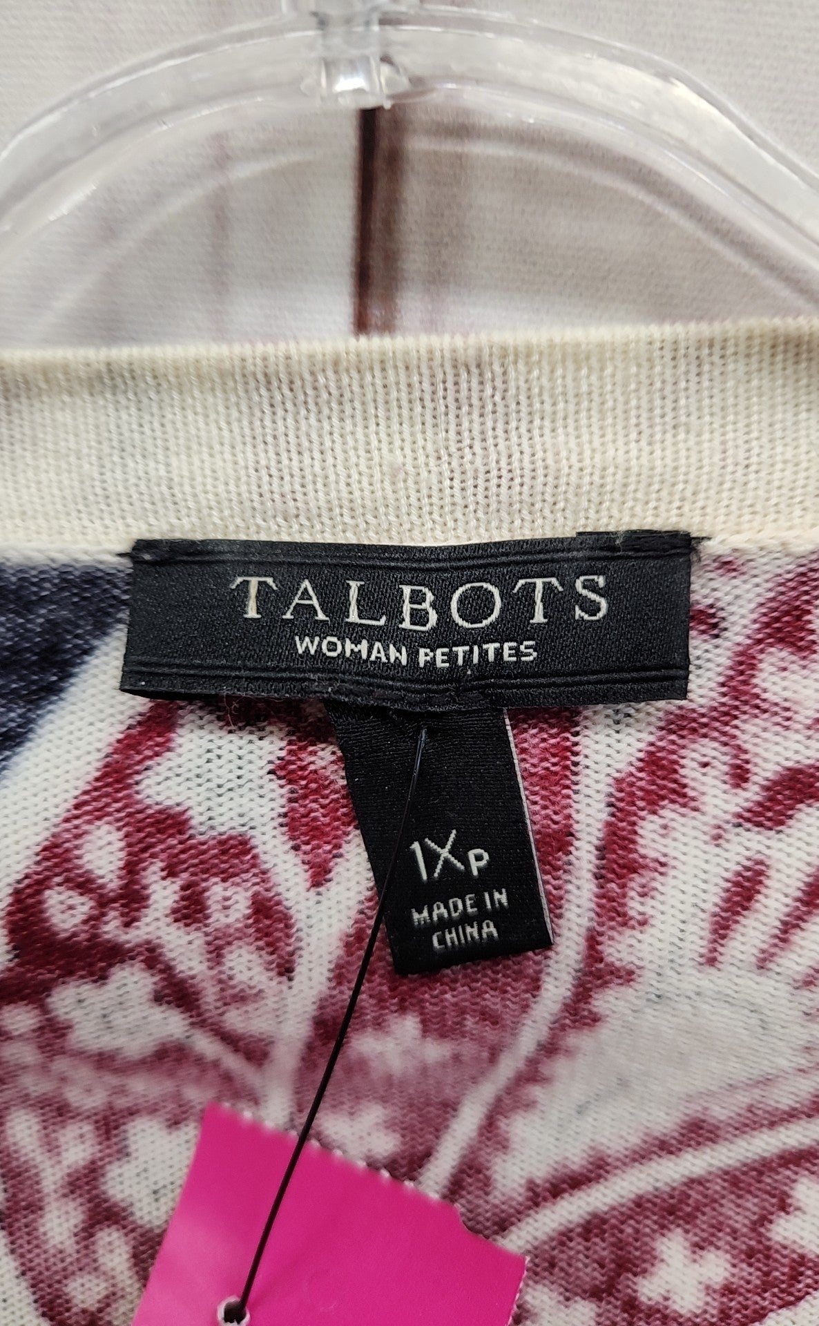 Talbots Women's Size 1X Petite Navy Cardigan