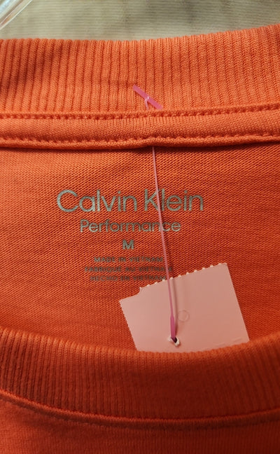 Calvin Klein Women's Size M Pink Short Sleeve Top