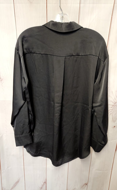 And Now This Women's Size S Black Long Sleeve Top