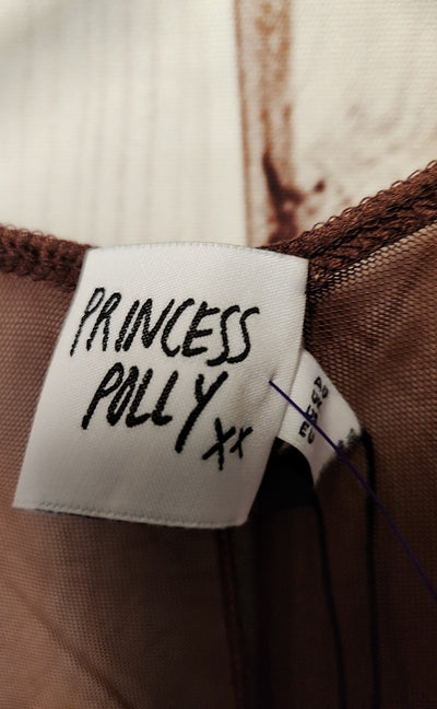 NWT Princess Polly Women's Size 6 Brown Dress