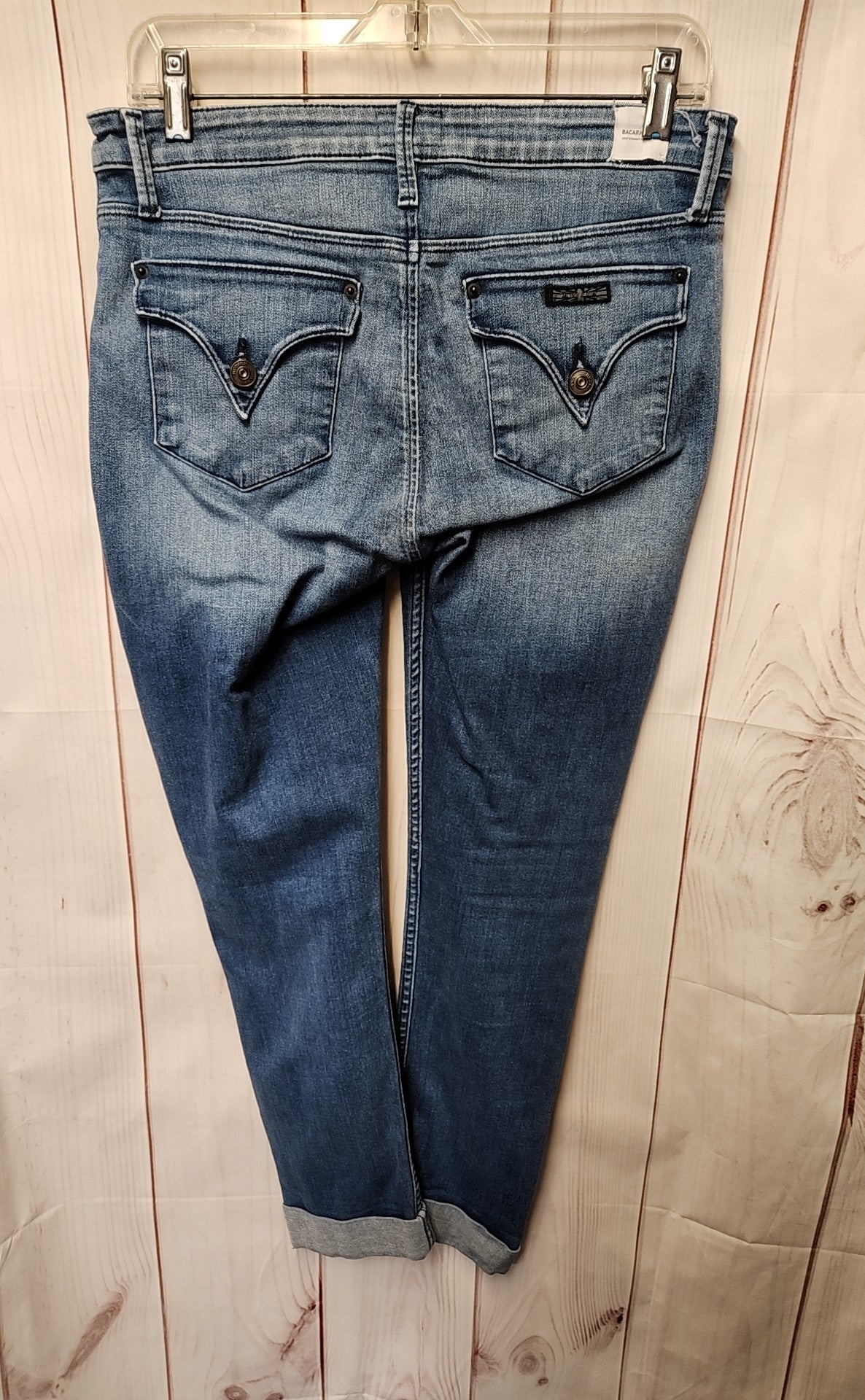 Hudson Women's Size 28 (5-6) Blue Jeans Bacara Straight Crop