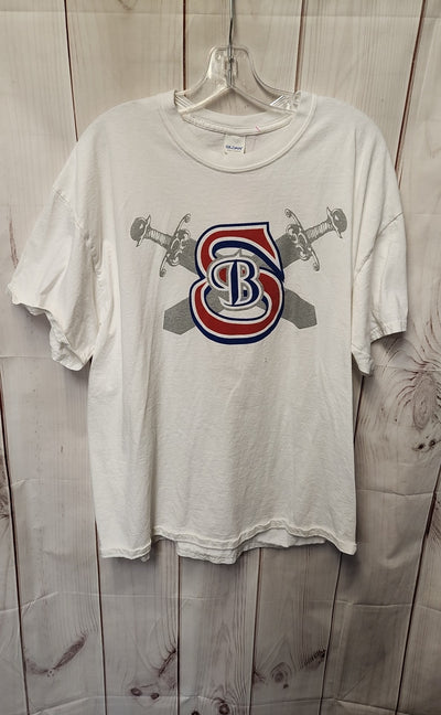Gildan Men's Size XL White T-Shirt