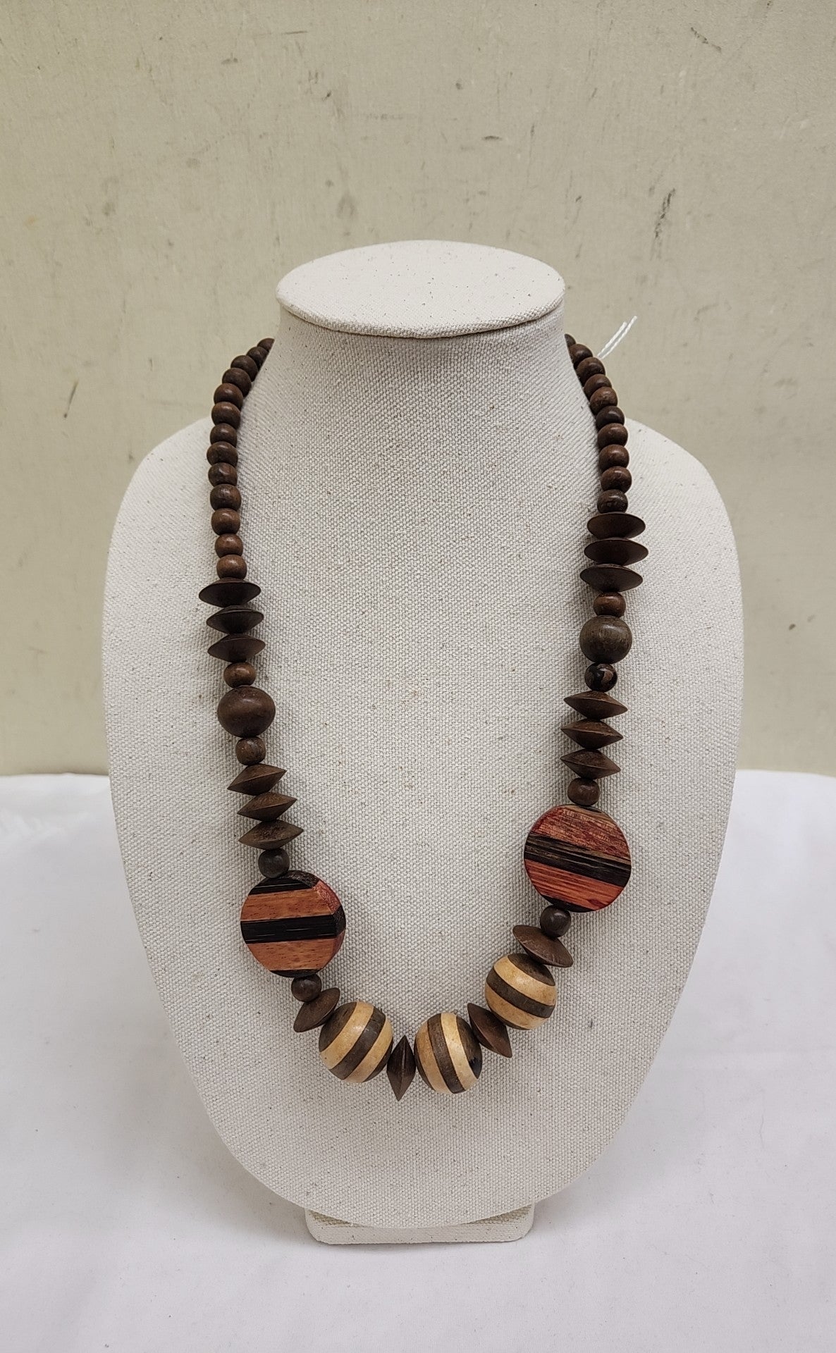 Wood Beaded Necklace