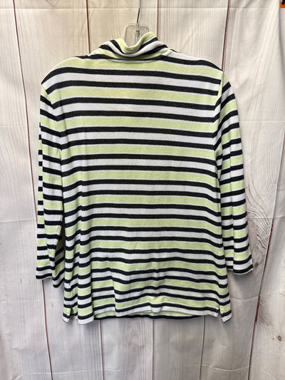 Talbots Women's Size M Green 3/4 Sleeve Top