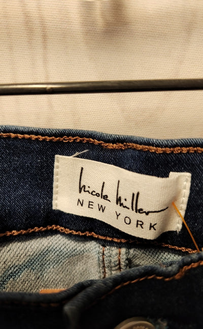 Nicole Miller Women's Size 31 (11-12) Blue Jeans Soho High Rise Ankle Skinny