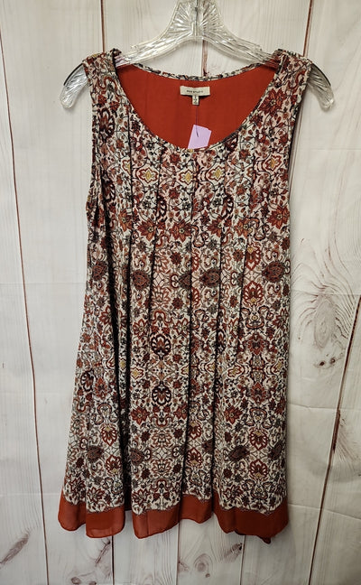 Max Studio Women's Size S White & Red Floral Dress